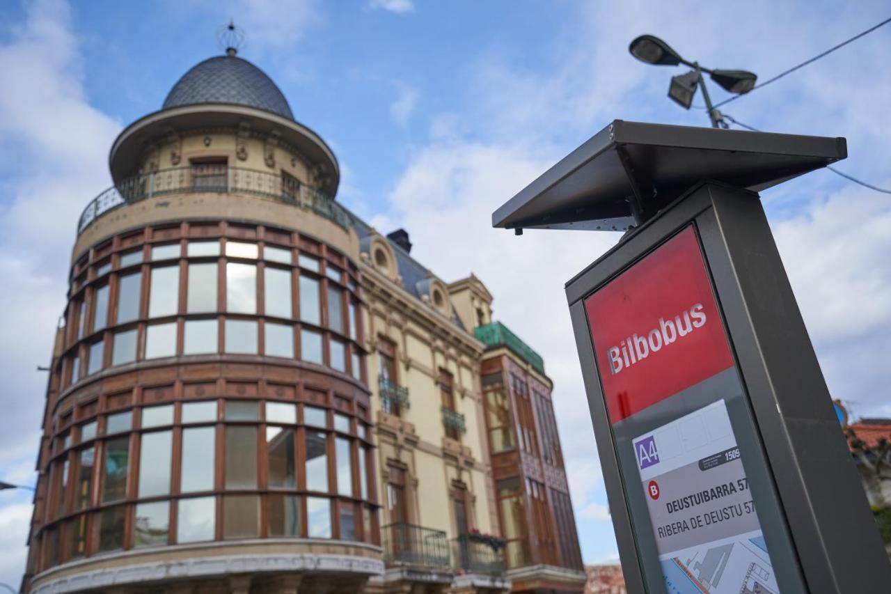 Apartamento Bio Exclusivo Con Mirador En Bilbao Y Aparcamiento Publico Gratuito Appartement Buitenkant foto