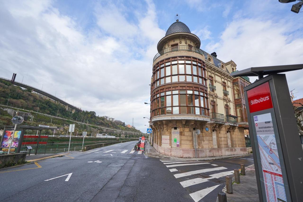 Apartamento Bio Exclusivo Con Mirador En Bilbao Y Aparcamiento Publico Gratuito Appartement Buitenkant foto