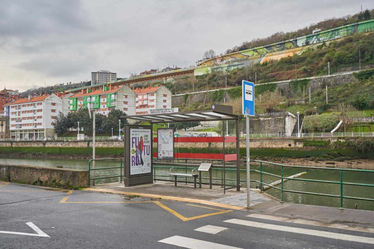 Apartamento Bio Exclusivo Con Mirador En Bilbao Y Aparcamiento Publico Gratuito Appartement Buitenkant foto