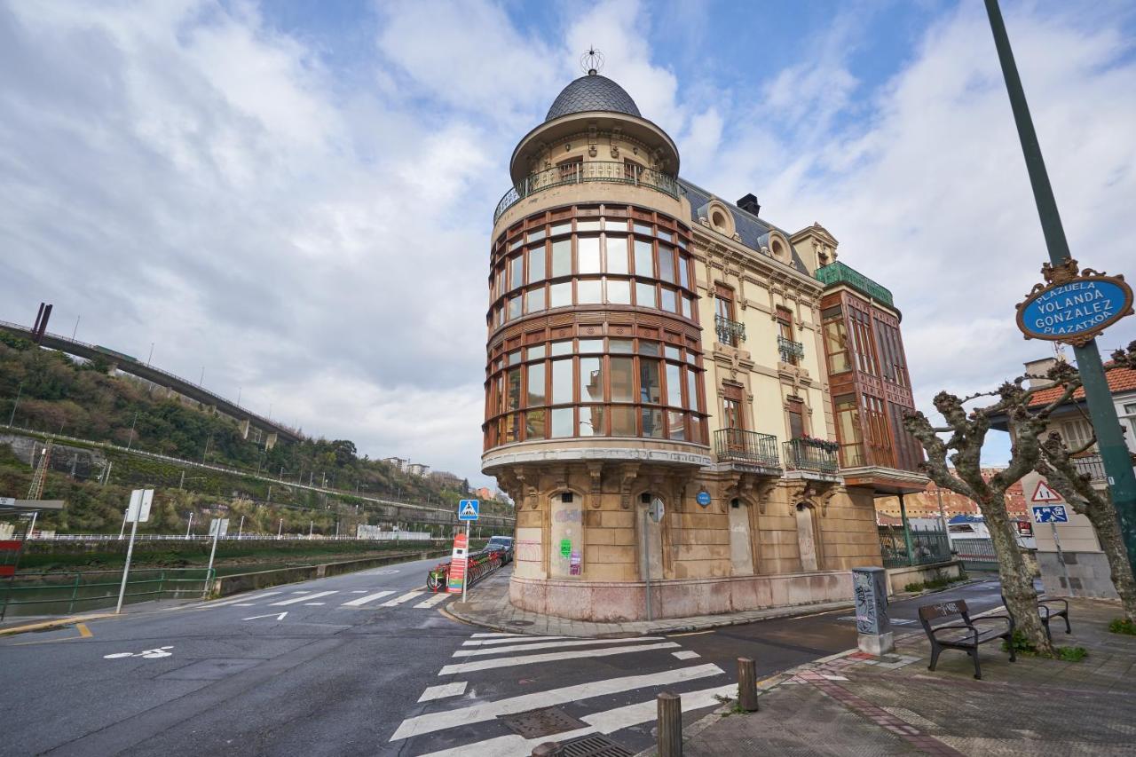 Apartamento Bio Exclusivo Con Mirador En Bilbao Y Aparcamiento Publico Gratuito Appartement Buitenkant foto