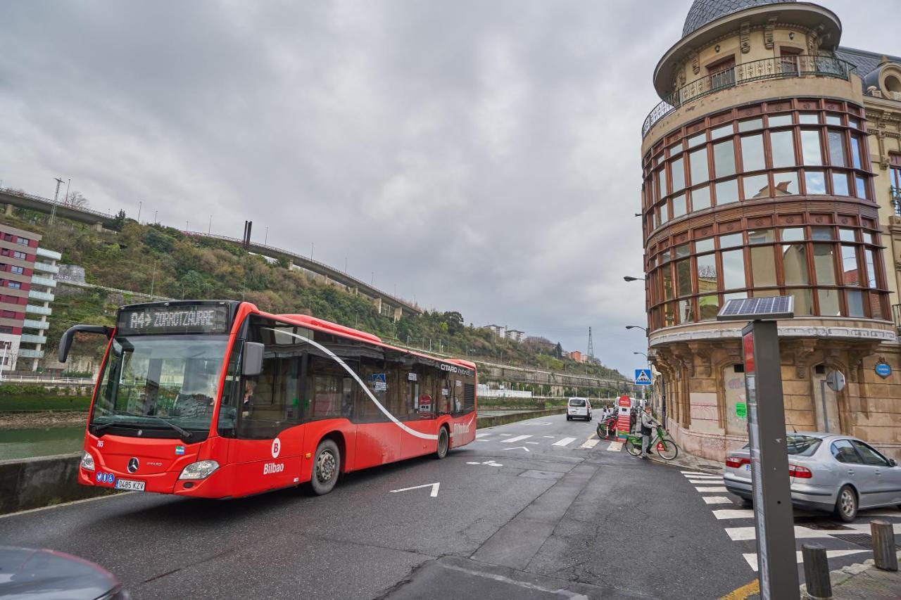 Apartamento Bio Exclusivo Con Mirador En Bilbao Y Aparcamiento Publico Gratuito Appartement Buitenkant foto
