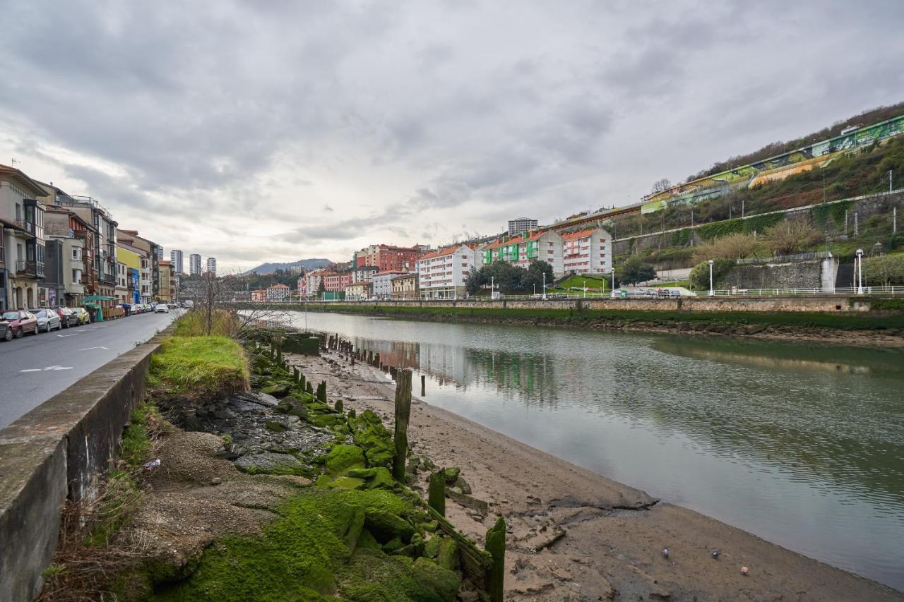 Apartamento Bio Exclusivo Con Mirador En Bilbao Y Aparcamiento Publico Gratuito Appartement Buitenkant foto