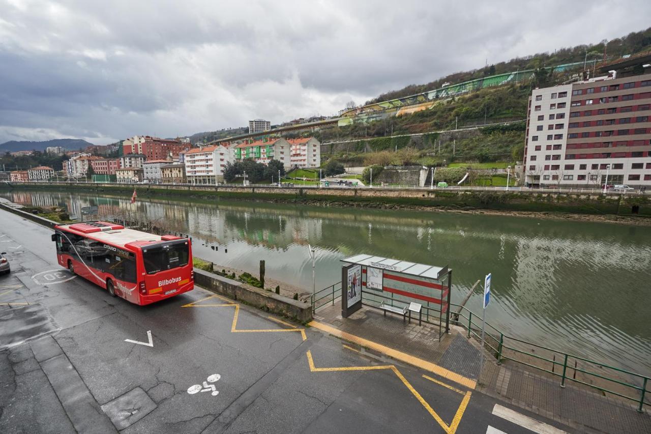 Apartamento Bio Exclusivo Con Mirador En Bilbao Y Aparcamiento Publico Gratuito Appartement Buitenkant foto